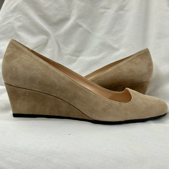 Tod's tan suede wedge pump, size EU 40 - Picture 3 of 9